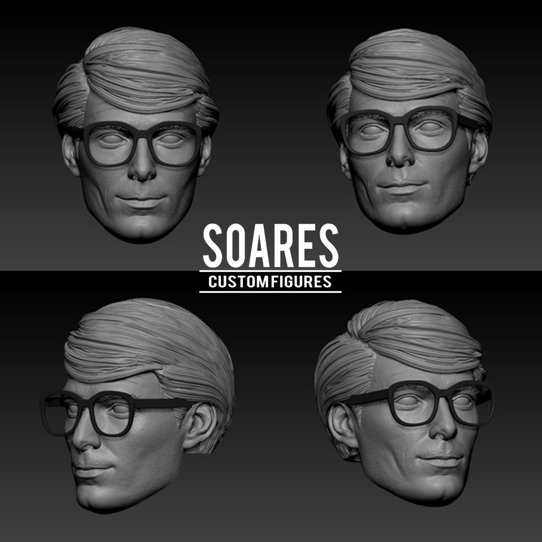 Superman - Clark Kent 2 Pack  3D print model_2