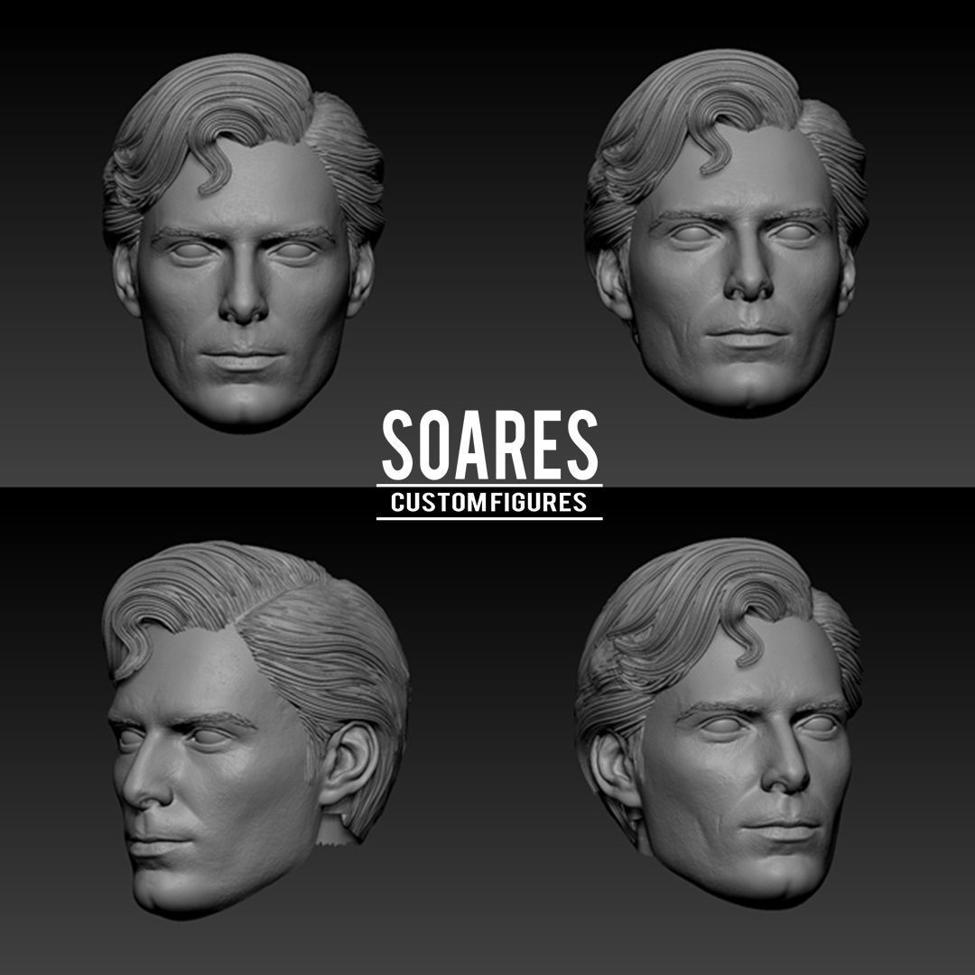 Superman - Clark Kent 2 Pack  3D print model_1