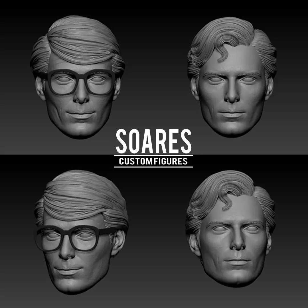 Superman - Clark Kent 2 Pack  3D print model_0
