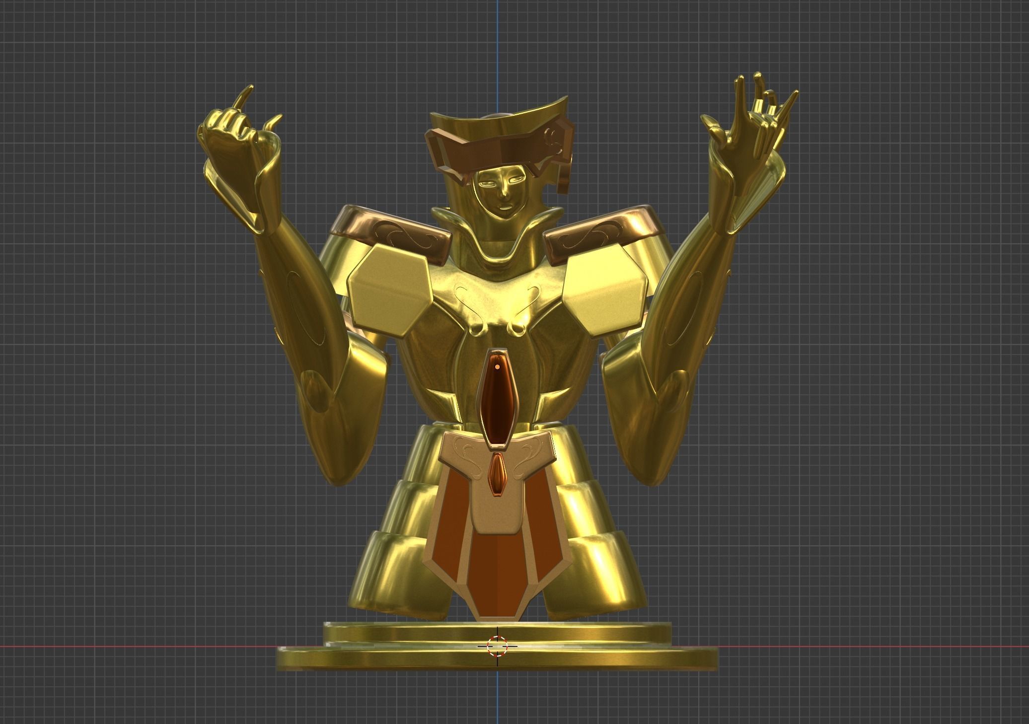 Gemini Cloth - Saint Seiya 3D model_7