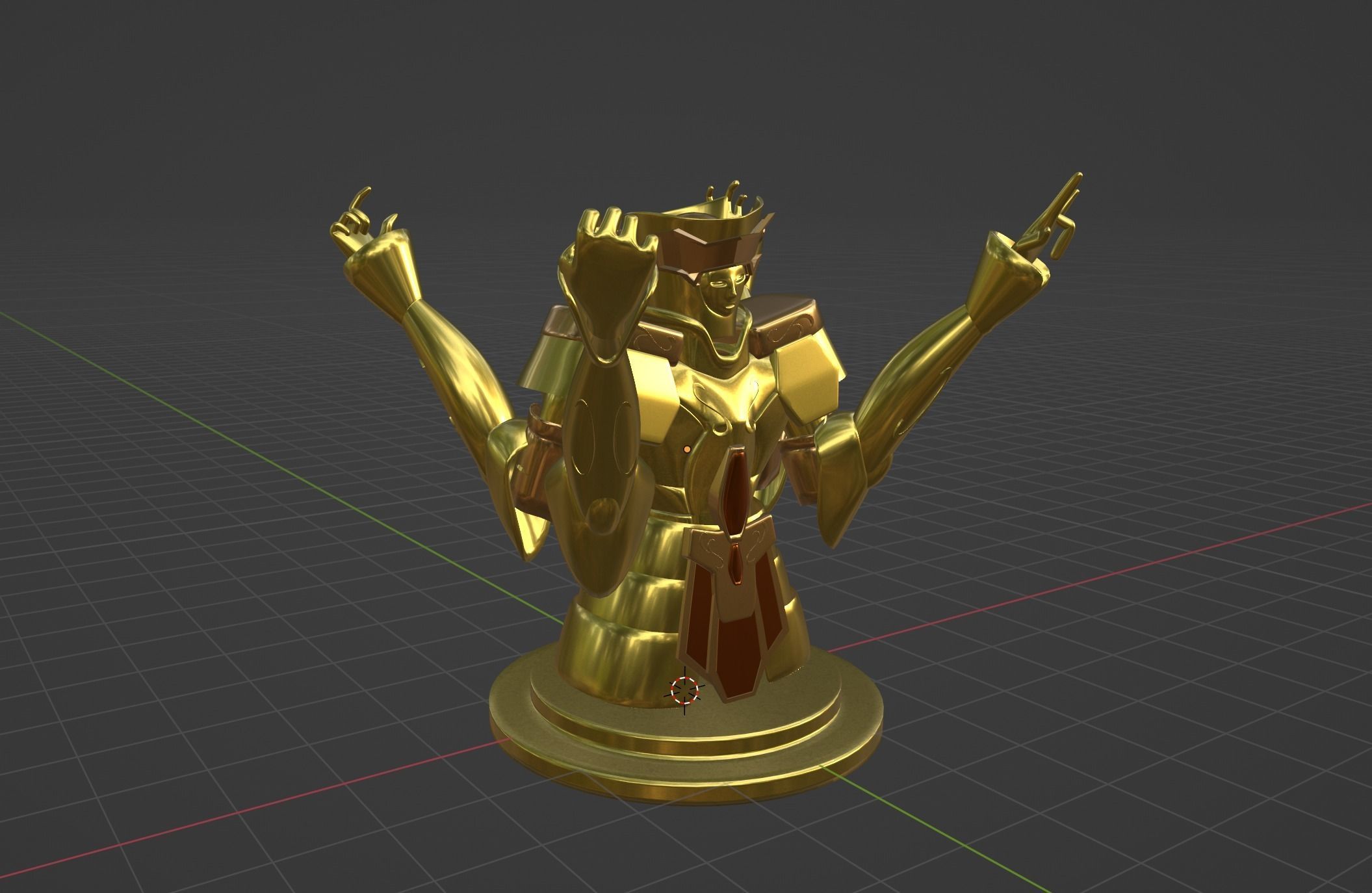 Gemini Cloth - Saint Seiya 3D model_6