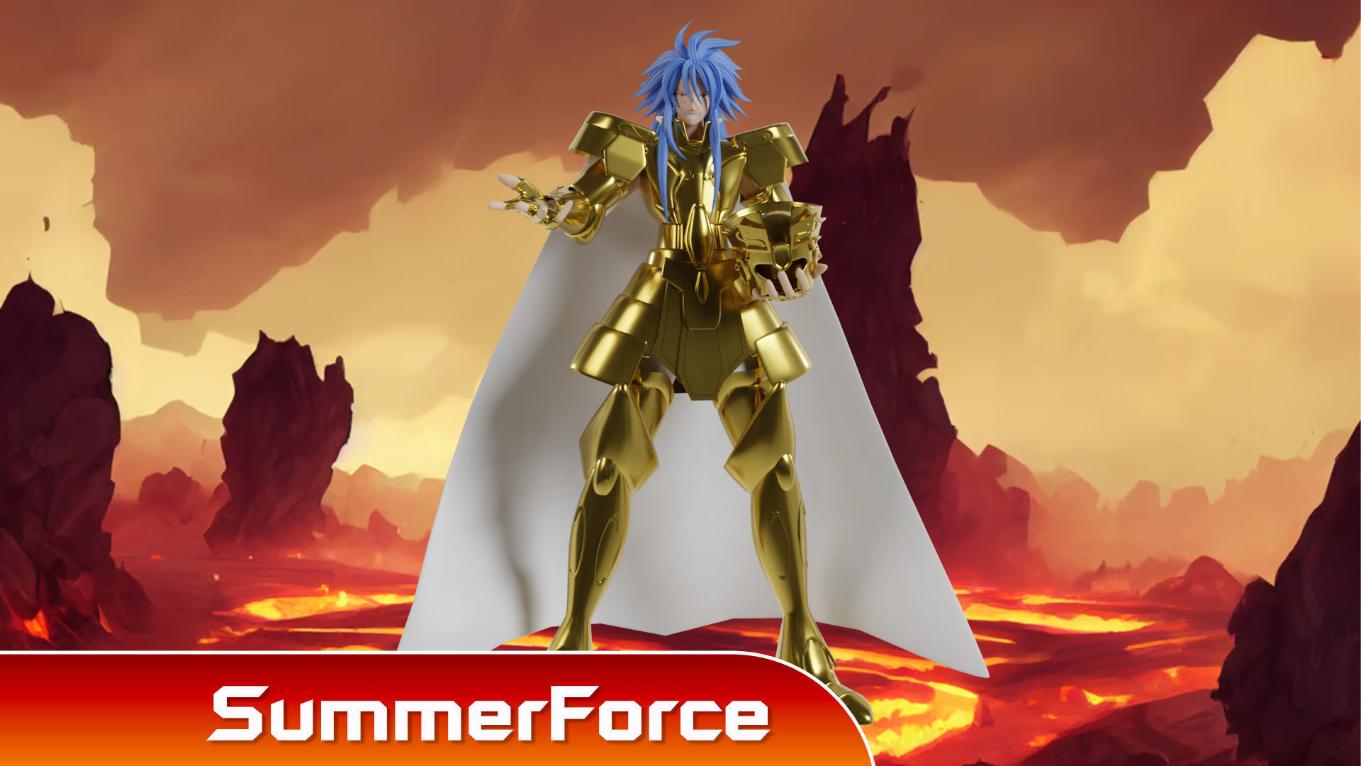 Gemini Cloth - Saint Seiya 3D model_2