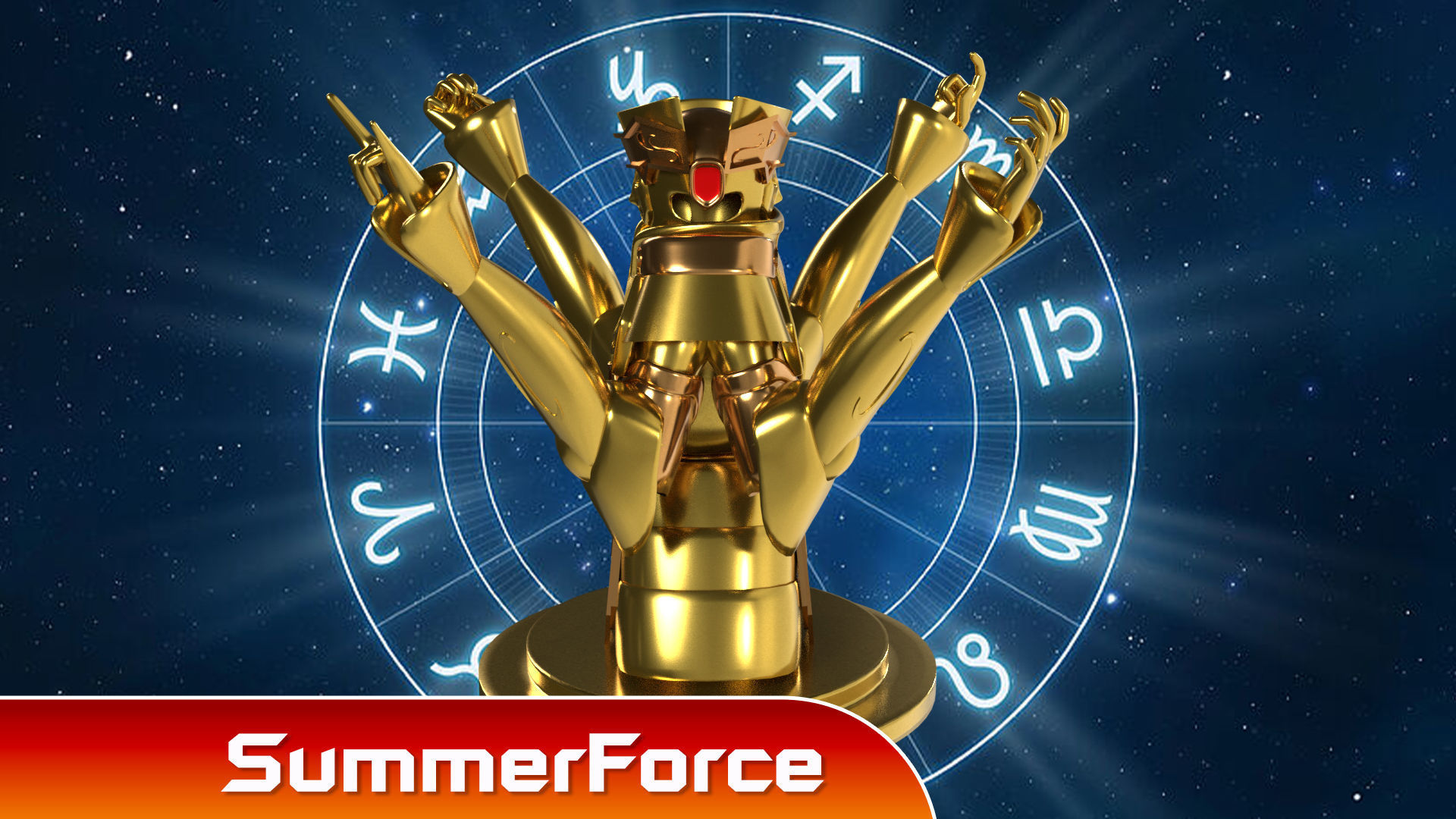 Gemini Cloth - Saint Seiya 3D model_1