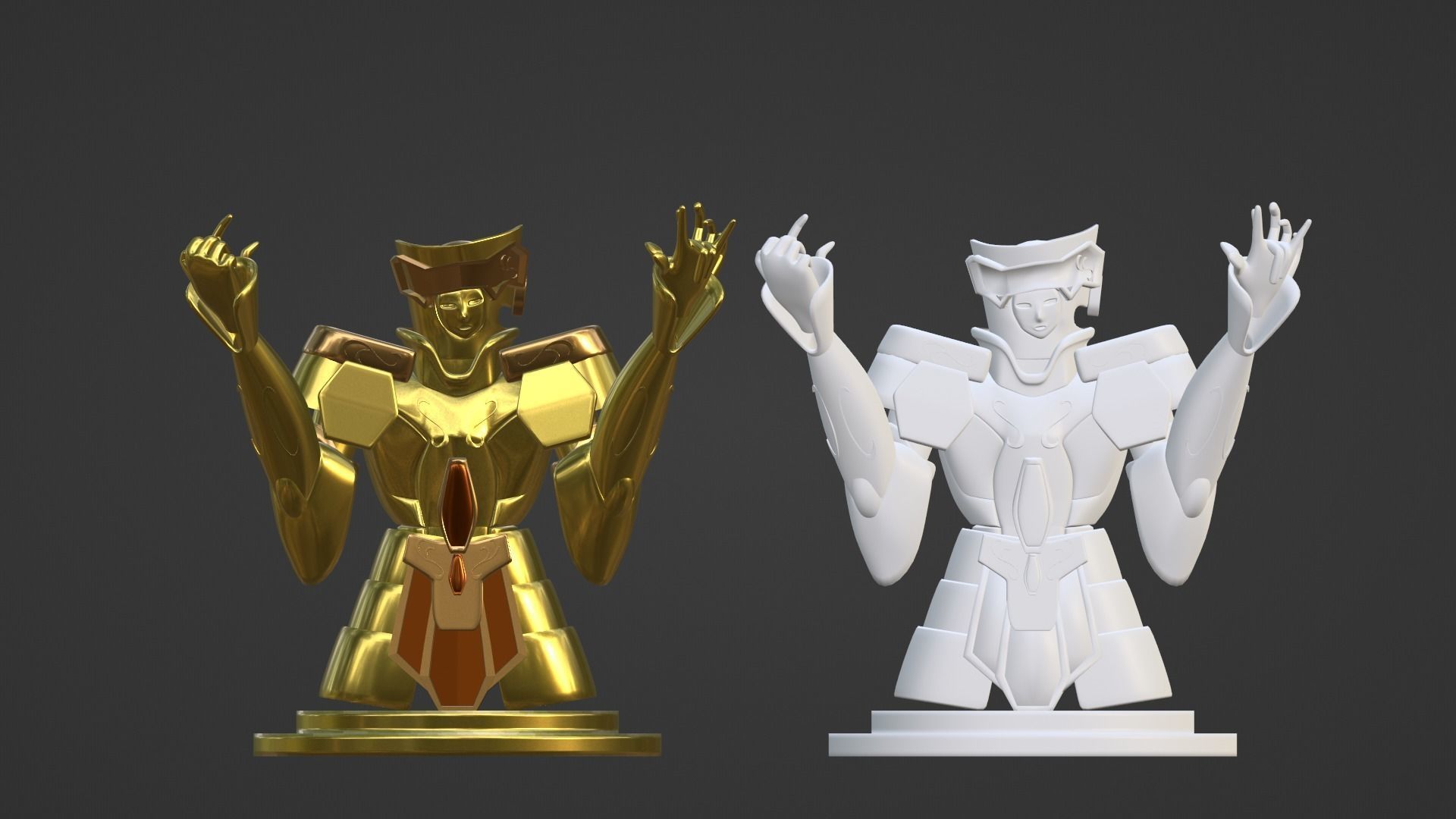 Gemini Cloth - Saint Seiya 3D model_13