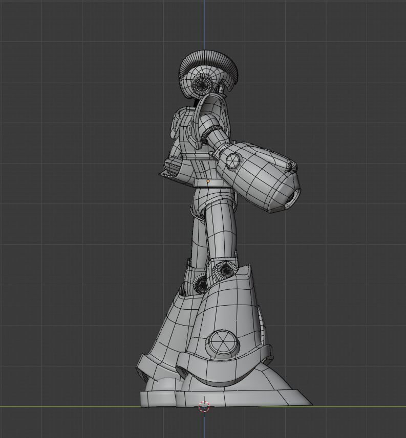 Megaman X First Armor - Mega Man X 3D model_11