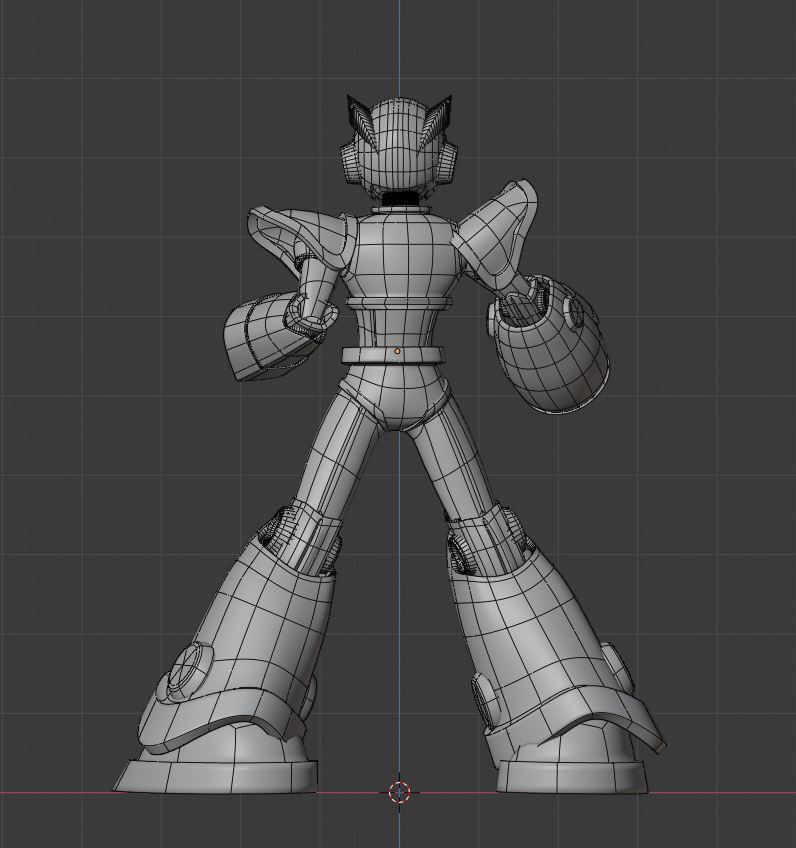 Megaman X First Armor - Mega Man X 3D model_10