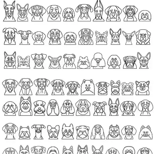 200 Multilayer Mandala Dog SVG DXF EPS Vector Laser Cut CNC  3D model