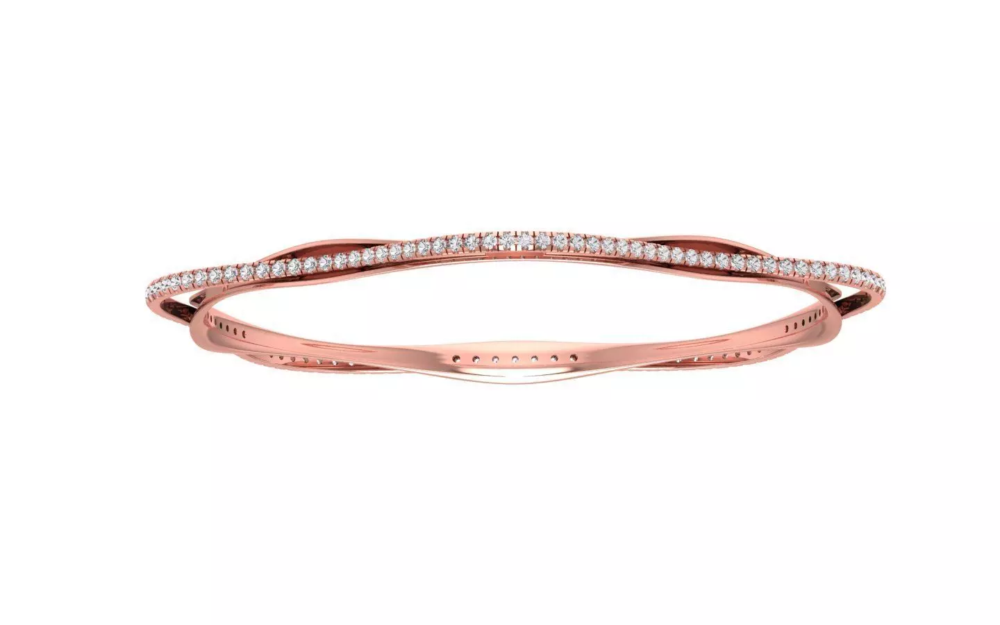 Bangle Bracelet 3dm STL OBJ FBX Renders details 3D print model_0