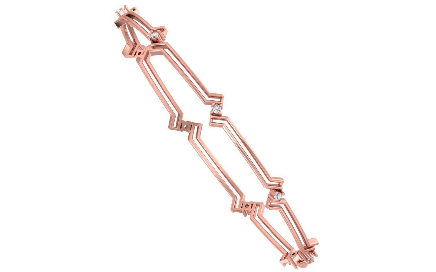 Bangle Bracelet 3dm STL OBJ FBX Renders details 3D print model_1