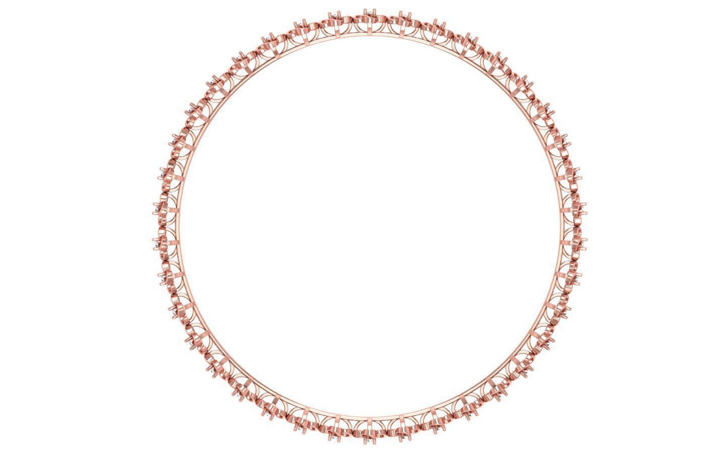 Bangle Bracelet 3dm STL OBJ FBX Renders details 3D print model_1