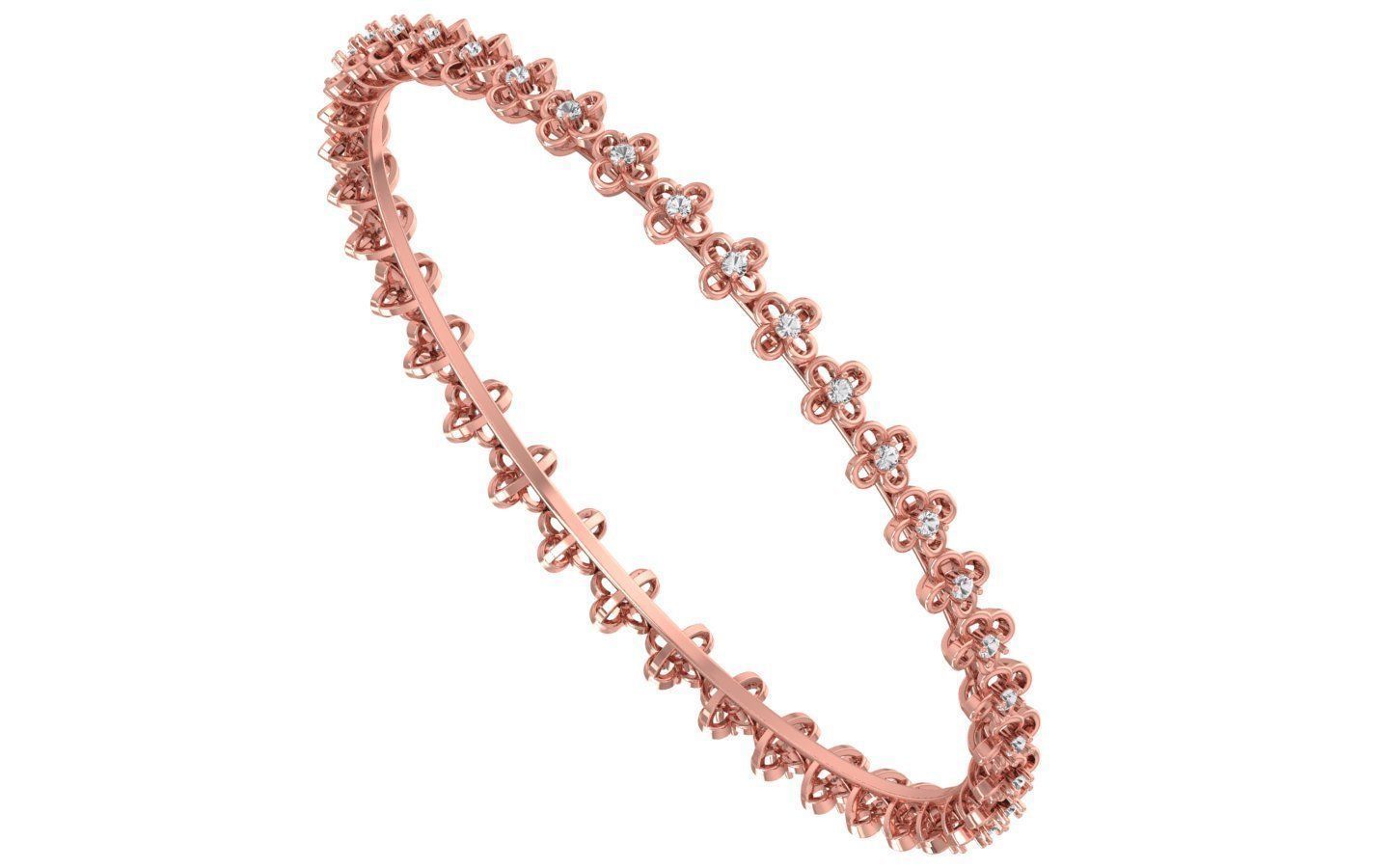 Bangle Bracelet 3dm STL OBJ FBX Renders details 3D print model_2