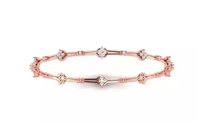 Bangle Bracelet 3dm STL OBJ FBX Renders details