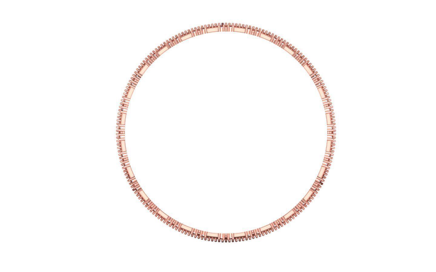 Bangle Bracelet 3dm STL OBJ FBX Renders details 3D print model_1