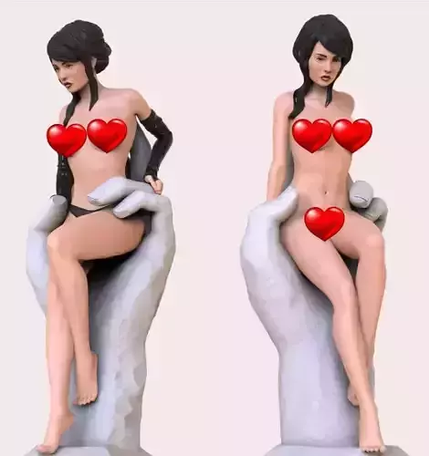 THE GIRL ON THE ARM 3D print model