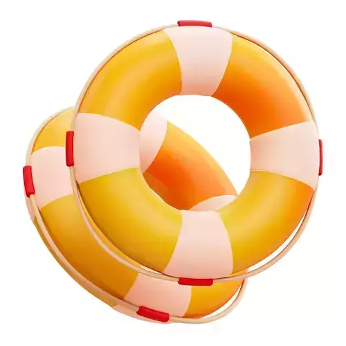Lifebouy two life preservers