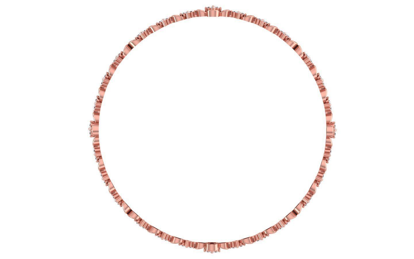 Bangle Bracelet 3dm STL OBJ FBX Renders details 3D print model_2