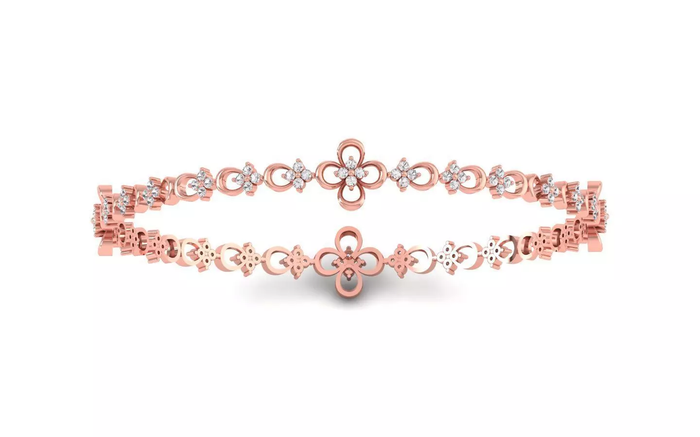 Bangle Bracelet 3dm STL OBJ FBX Renders details 3D print model_0