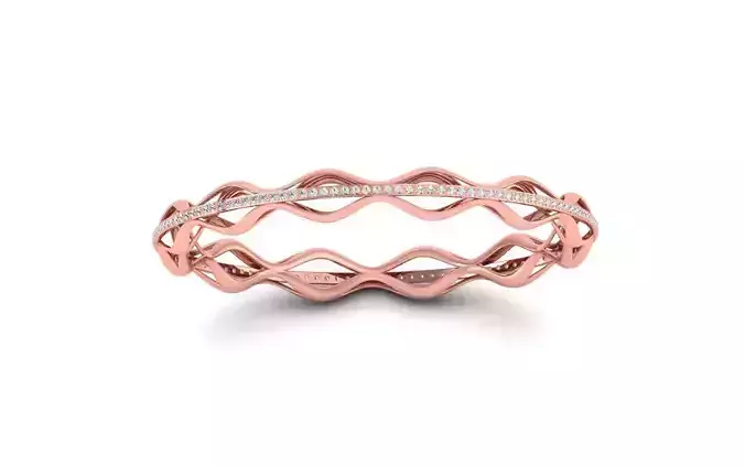 Bangle Bracelet 3dm STL OBJ FBX Renders details 3D print model