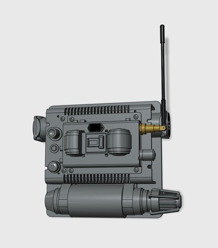 Cad Bane Breather Box 3D print model_1