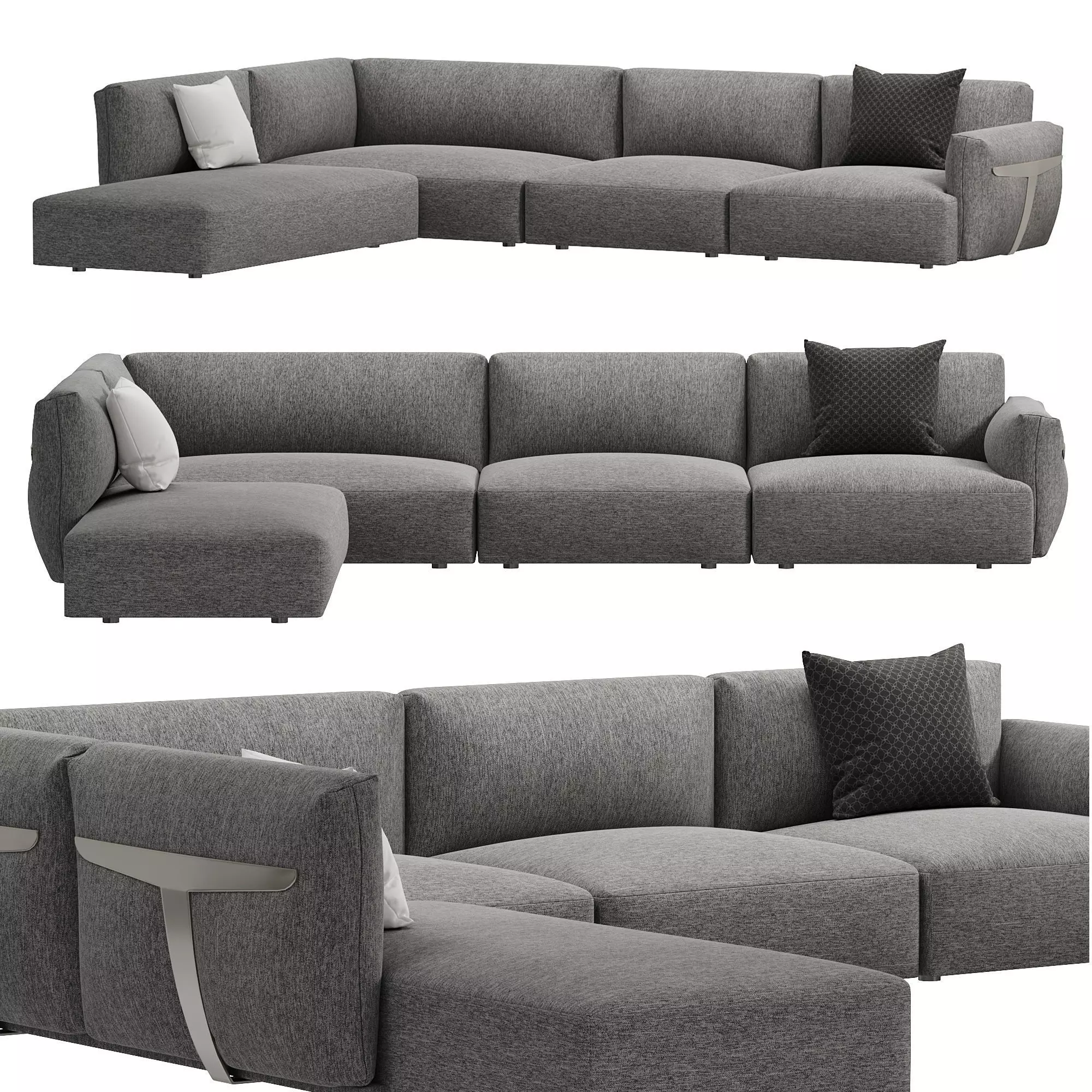 Herman Sofa by Natuzzi 3D model_0
