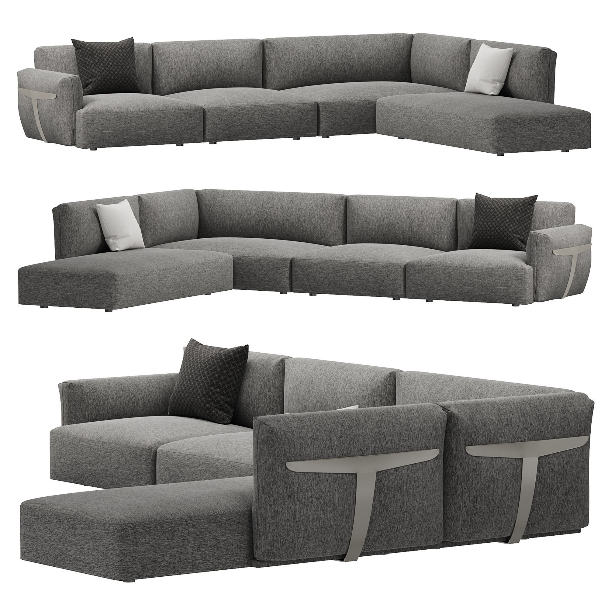 Herman Sofa by Natuzzi 3D model_1
