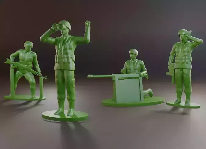 SOLDIER TOYS - 4 MODELS