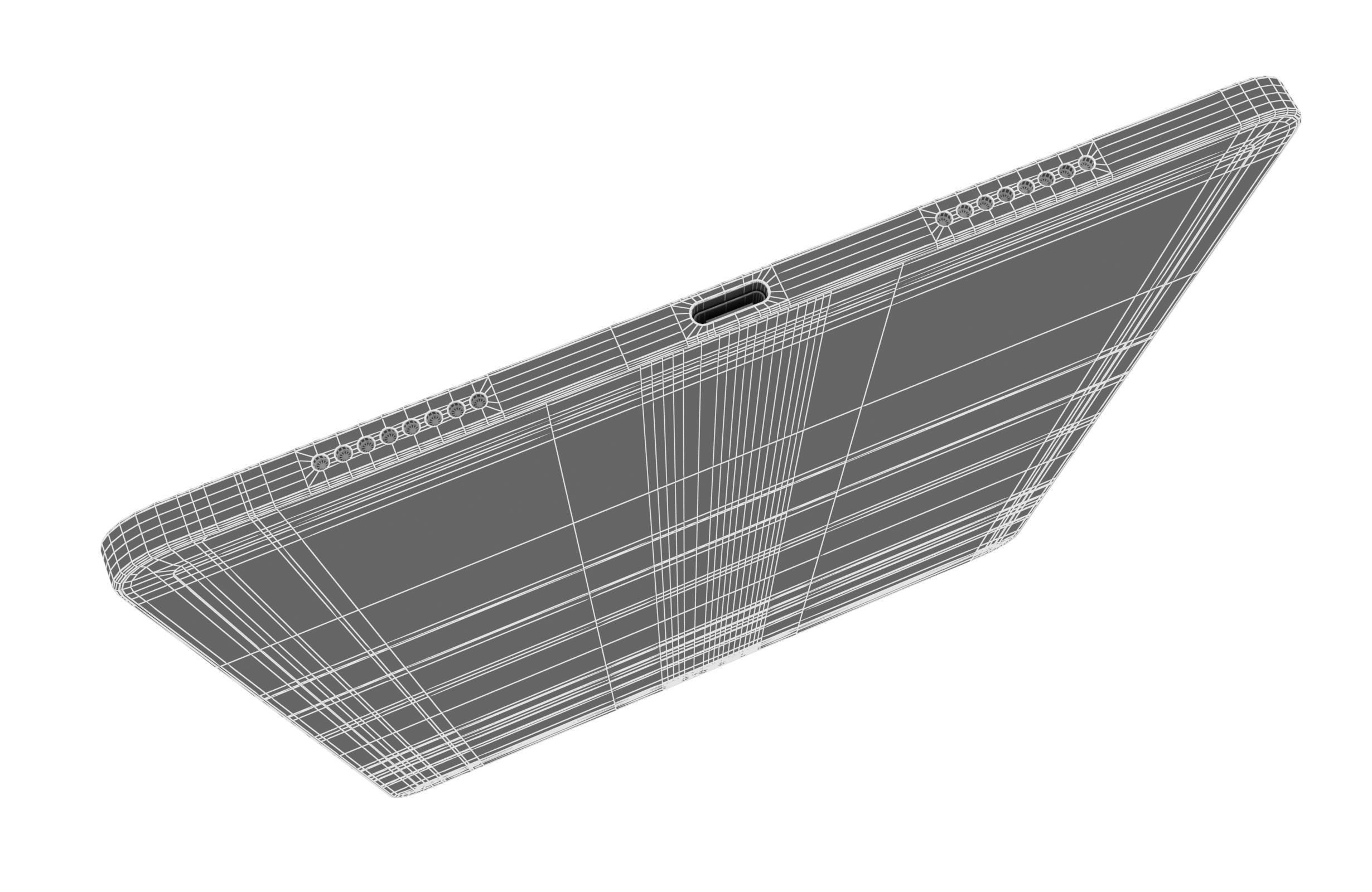 Apple iPad Pro 12 9 Silver Low-poly 3D model_25