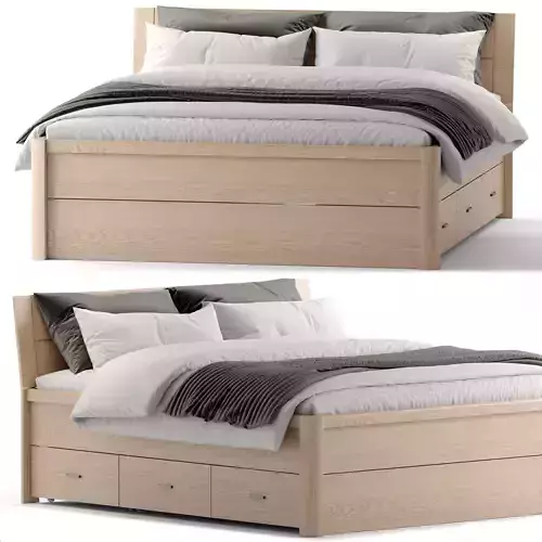 Jysk Lyngby Bed 3D model