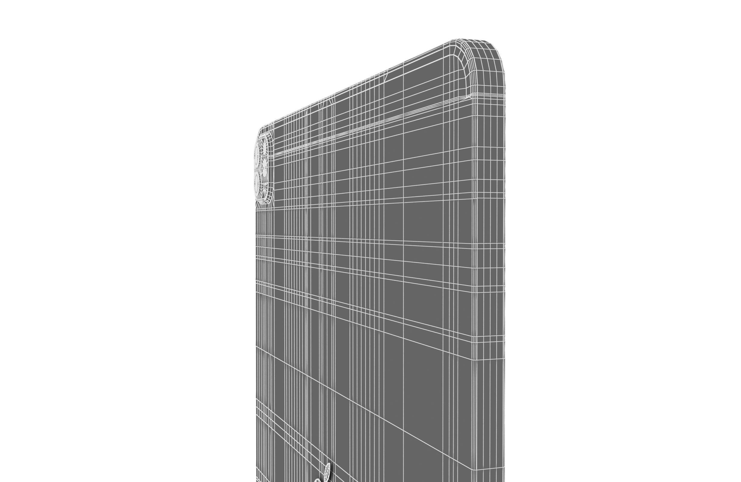 Apple iPad Pro 12 9 Space Gray And Silver Low-poly 3D model_27