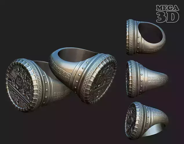 Mazan Inca Aztec Ring 220912