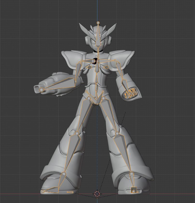 Megaman X Max Armor - Mega Man X3 3D model_13