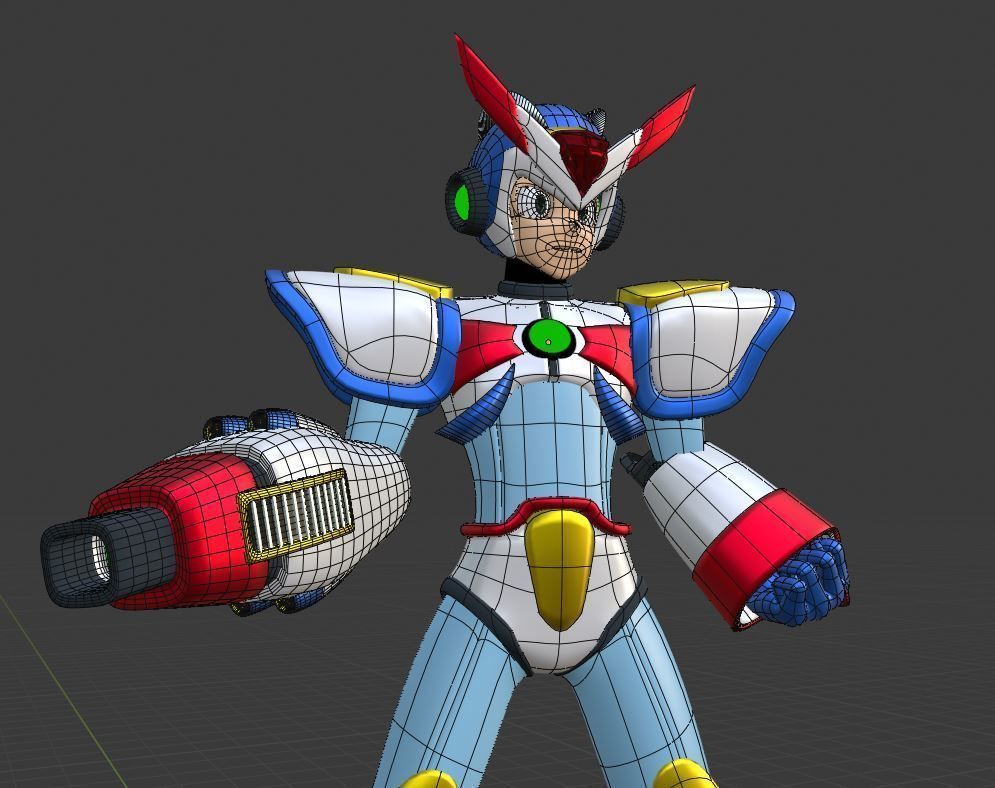 Megaman X Max Armor - Mega Man X3 3D model_5