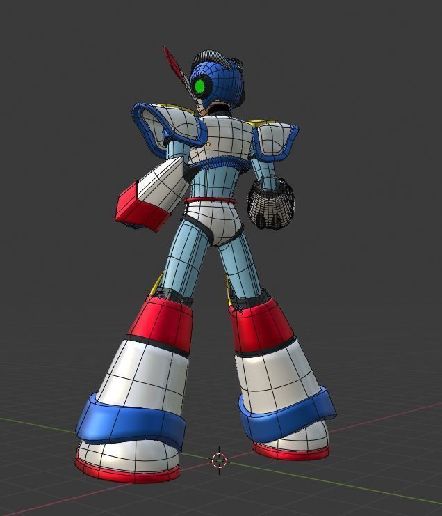 Megaman X Max Armor - Mega Man X3 3D model_7