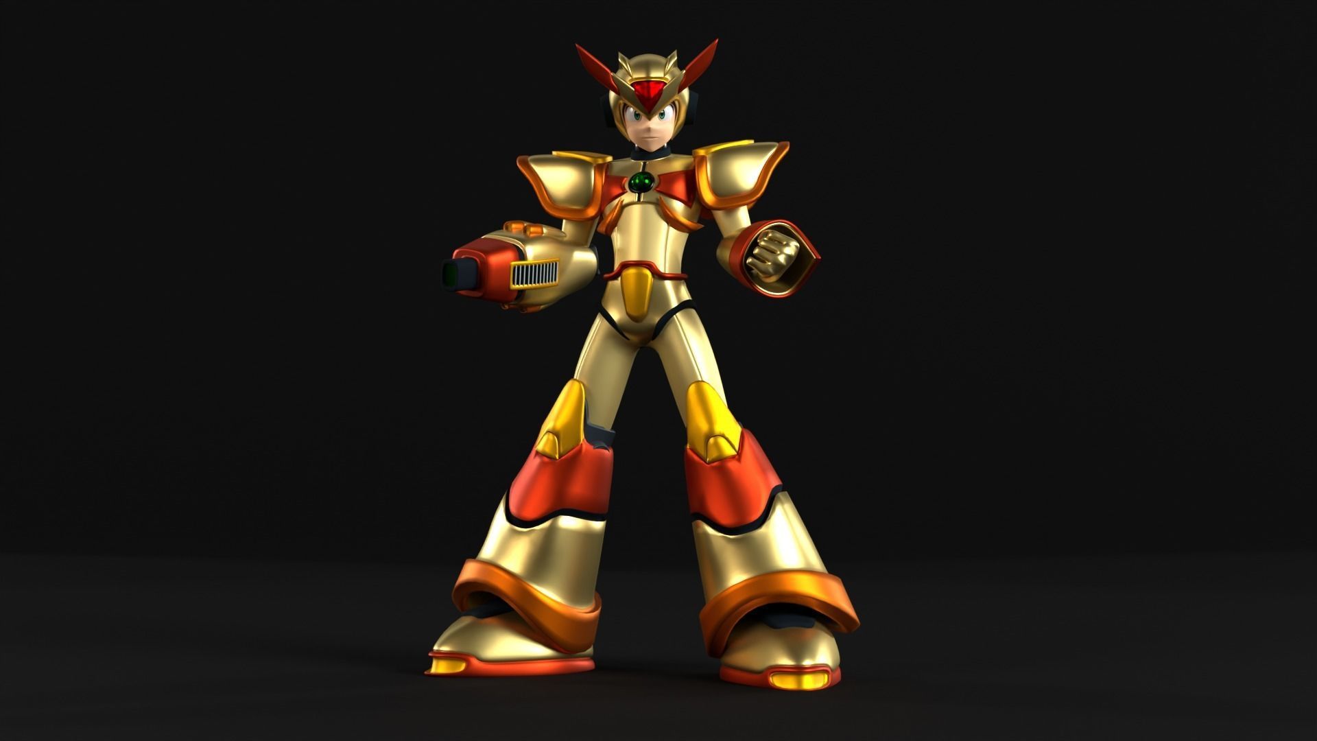Megaman X Max Armor - Mega Man X3 3D model_2