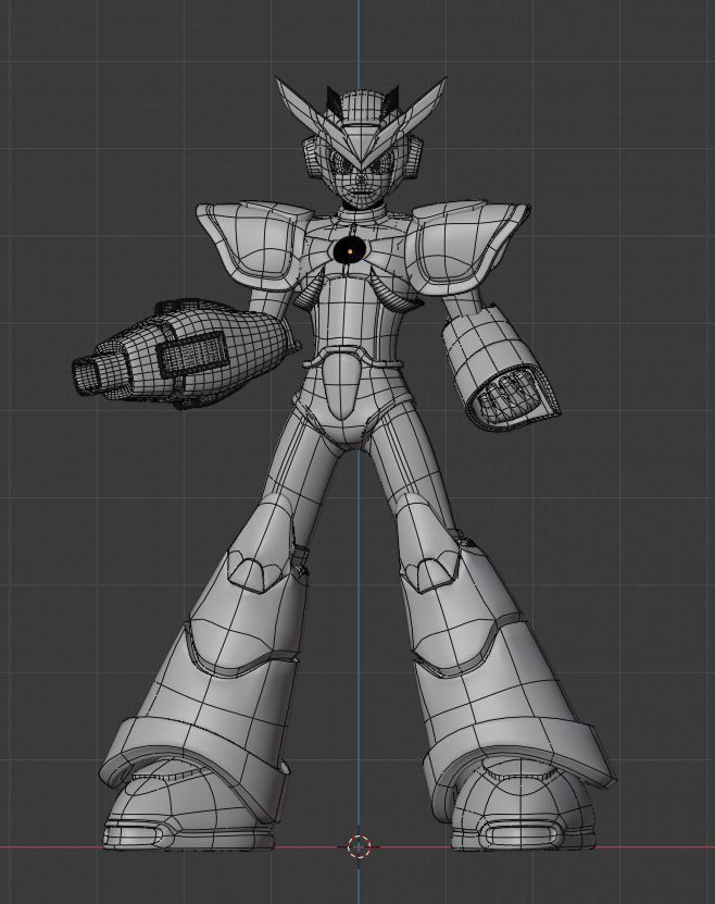 Megaman X Max Armor - Mega Man X3 3D model_9