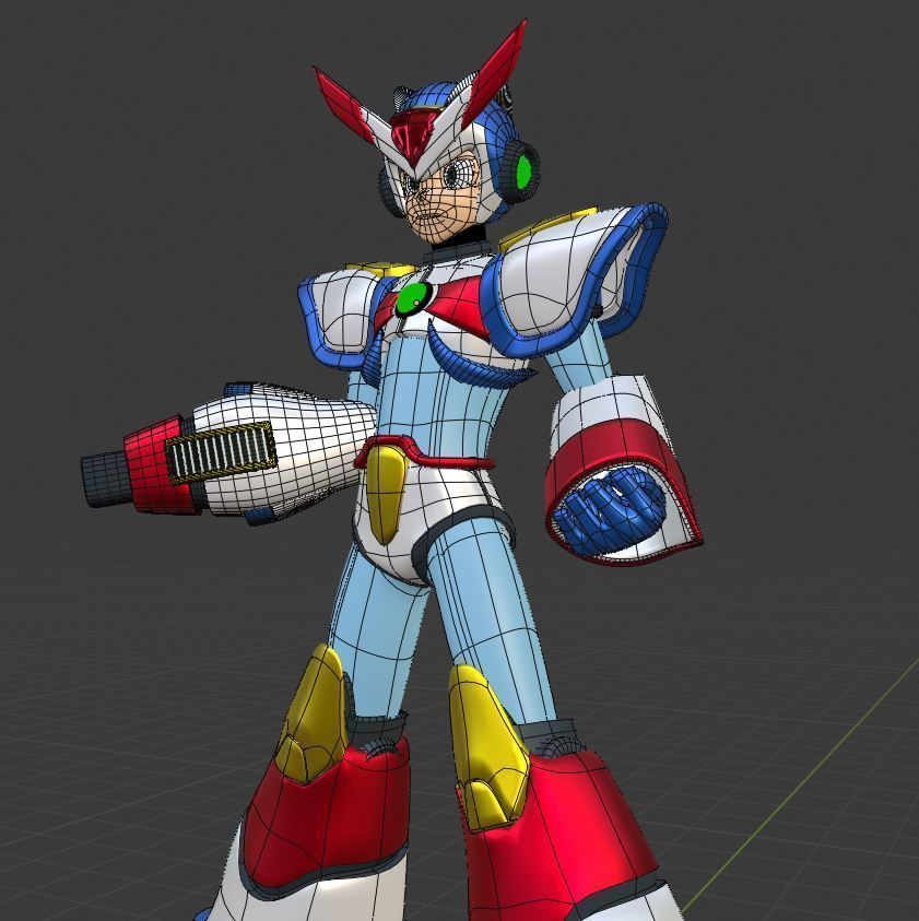 Megaman X Max Armor - Mega Man X3 3D model_8