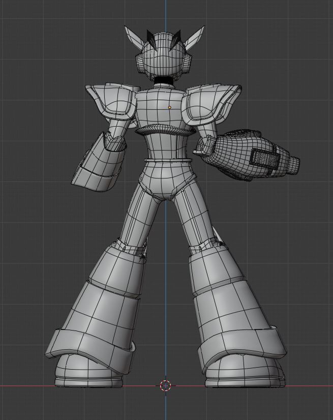 Megaman X Max Armor - Mega Man X3 3D model_11