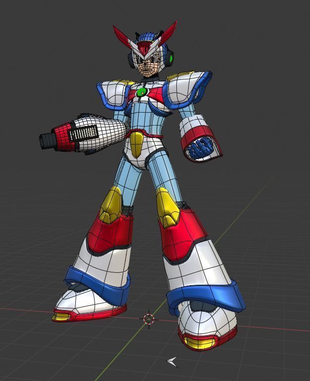 Megaman X Max Armor - Mega Man X3 3D model_6