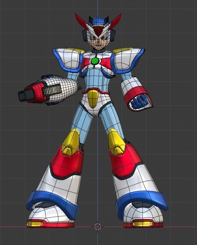 Megaman X Max Armor - Mega Man X3 3D model_4
