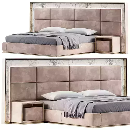  AUBADE BED By Visionnaire 3D model