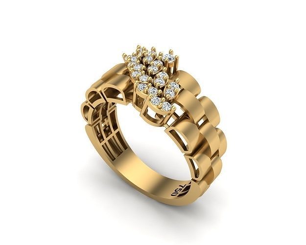 Jewelry ring 445 3D print model