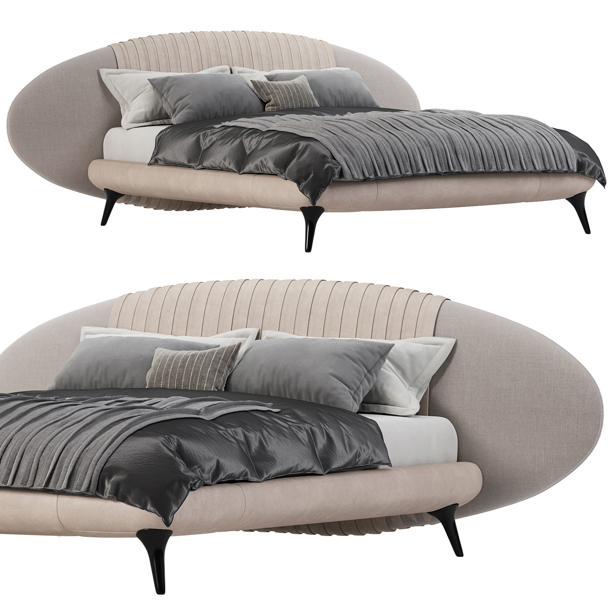 Princess bed BY Visionnaire 3D model_2