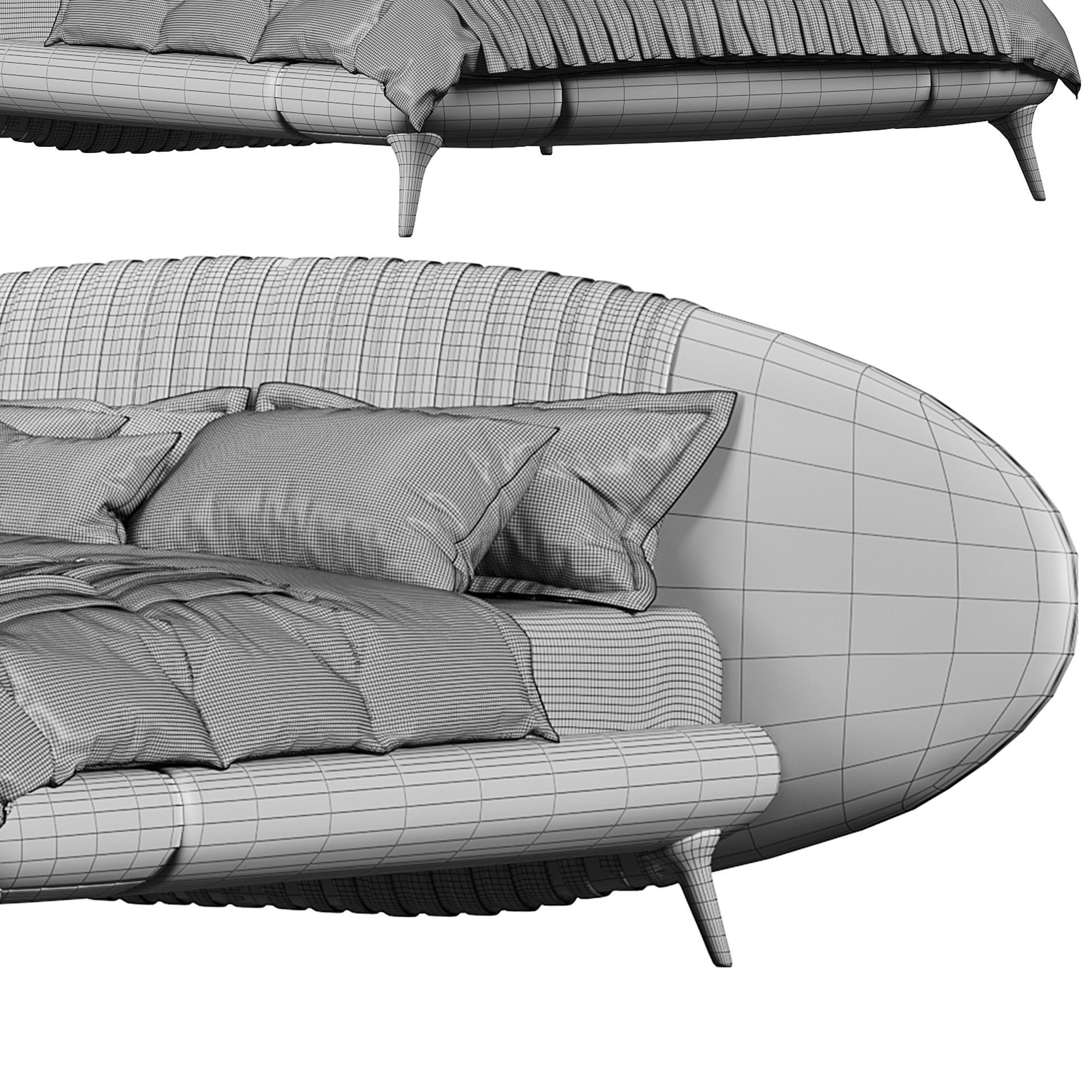 Princess bed BY Visionnaire 3D model_6