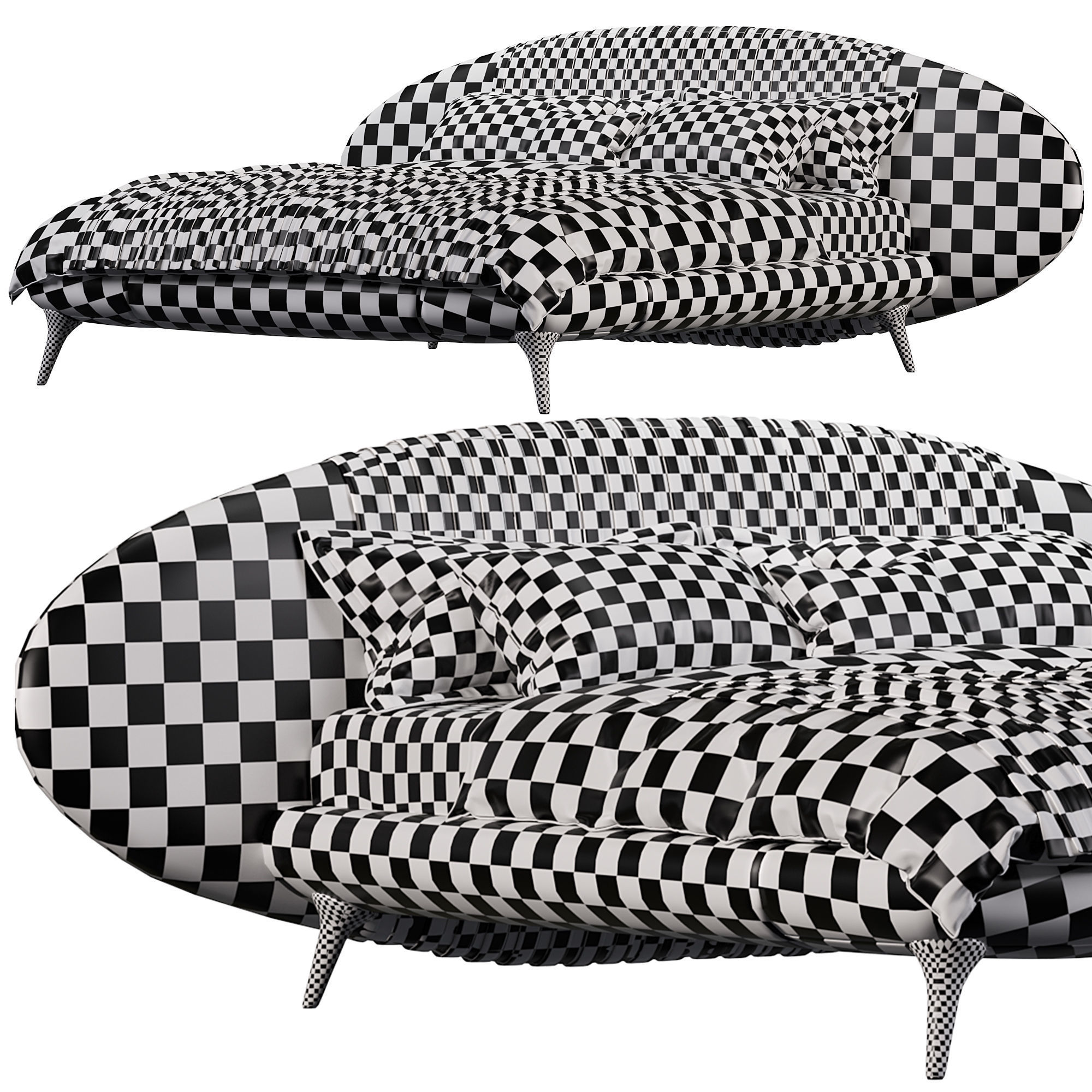 Princess bed BY Visionnaire 3D model_7