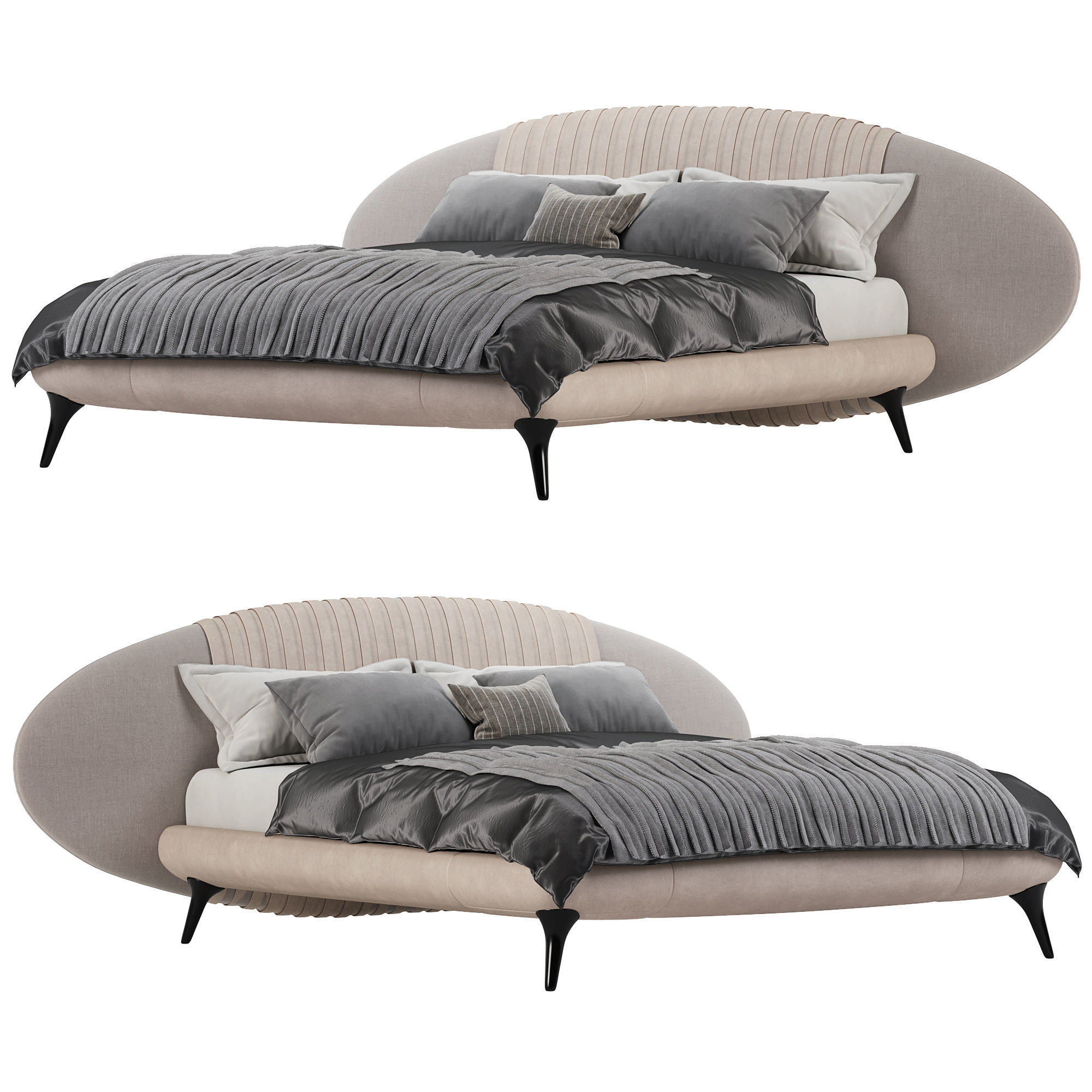 Princess bed BY Visionnaire 3D model_1