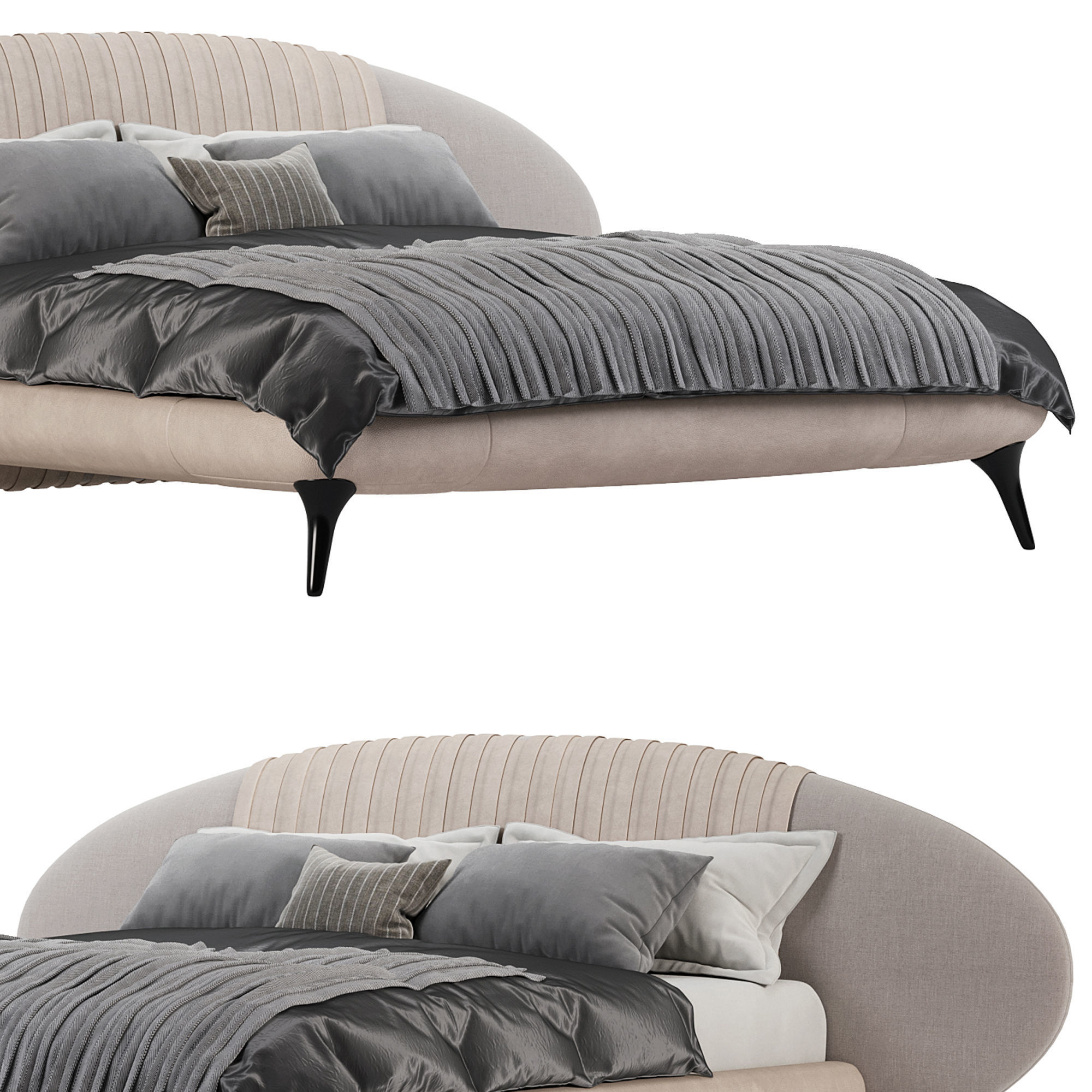 Princess bed BY Visionnaire 3D model_3