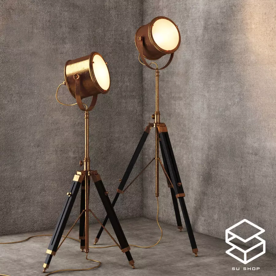 Floor Lamp Sketchup Model Free 3D model
