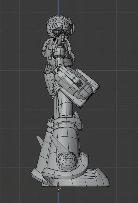 Megaman X Force Armor - Mega Man X4 3D model_12