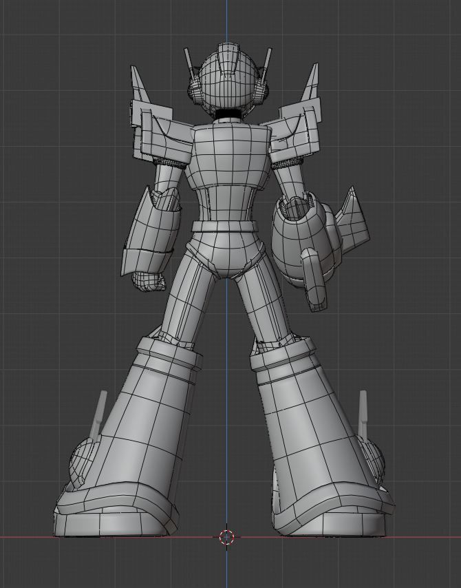 Megaman X Force Armor - Mega Man X4 3D model_11