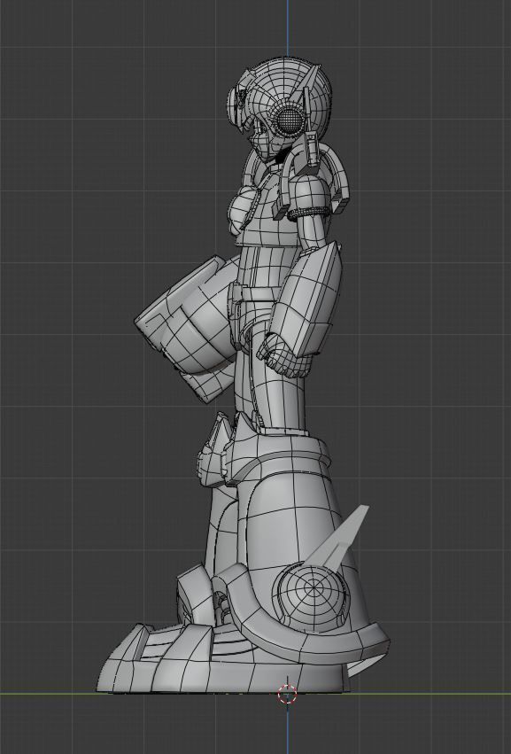 Megaman X Force Armor - Mega Man X4 3D model_10